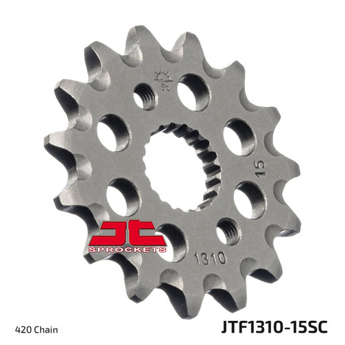 JT Sprocket Front Sprocket Chromoly 420P 15T - (JTF1310.15SC)