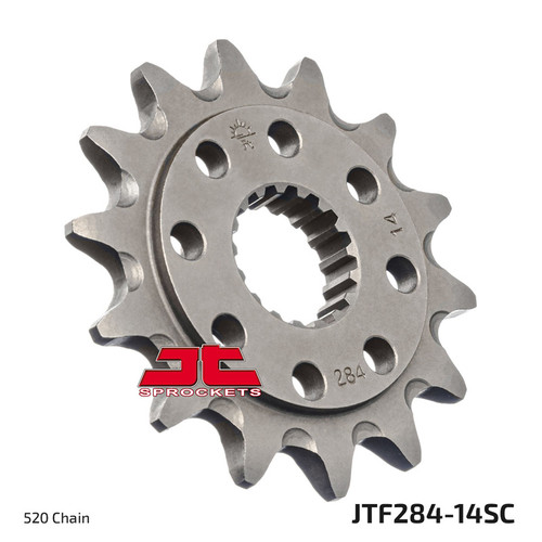 JT Sprocket Front Sprocket Chromoly 520P 14T - (JTF284.14SC)