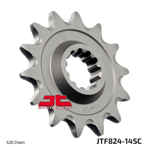 JT Sprocket Front Sprocket Chromoly 520P 14T - (JTF824.14SC)