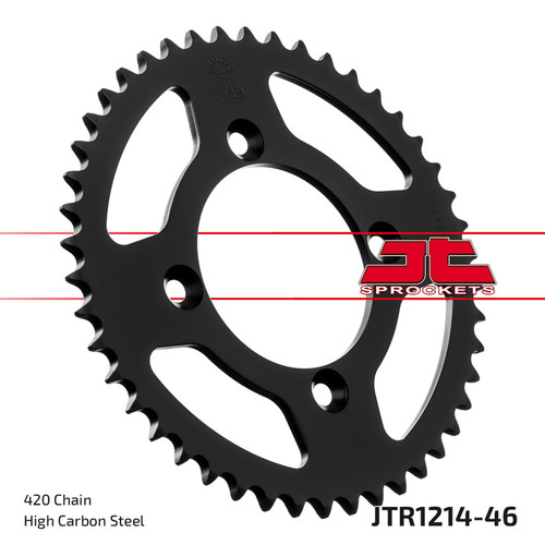 JT Sprocket Couronne Ar. Acier 420P 46T - (JTR1214.46)