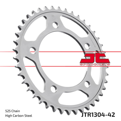 JT Sprocket Rear Sprocket Steel 525P 42T - (JTR1304.42)