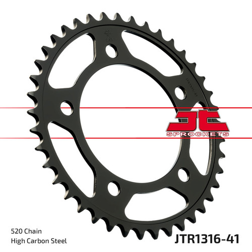 JT Sprocket Couronne Ar. Acier 520P 41T - (JTR1316.41)