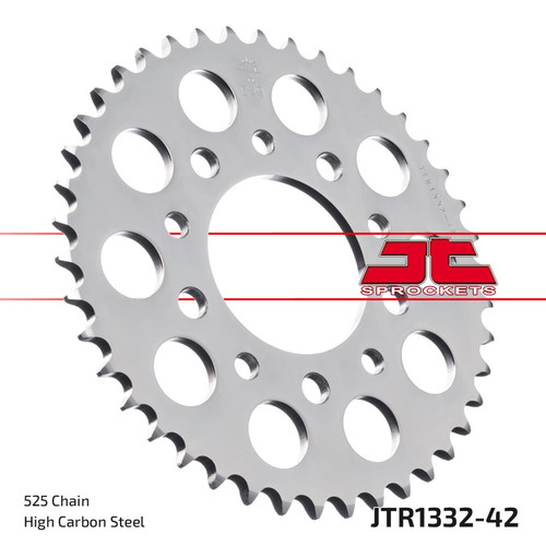 JT Sprocket Couronne Ar. Acier 520P 42T - (JTR1332.42)