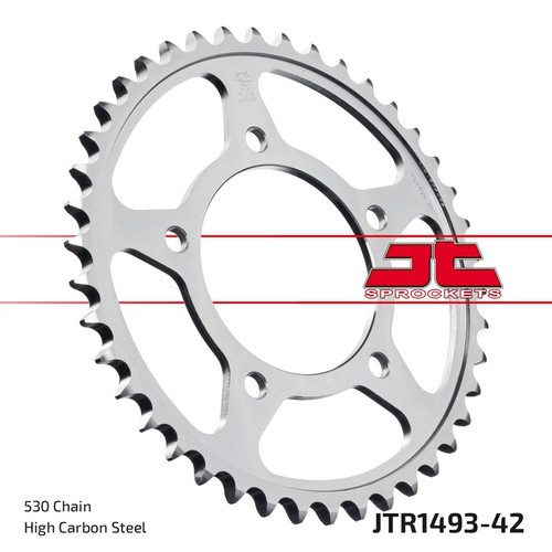 JT Sprocket Couronne Ar. Acier 530P 42T - (JTR1493.42)