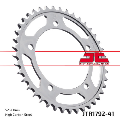 JT Sprocket Rear Sprocket Steel 525P 41T - (JTR1792.41)