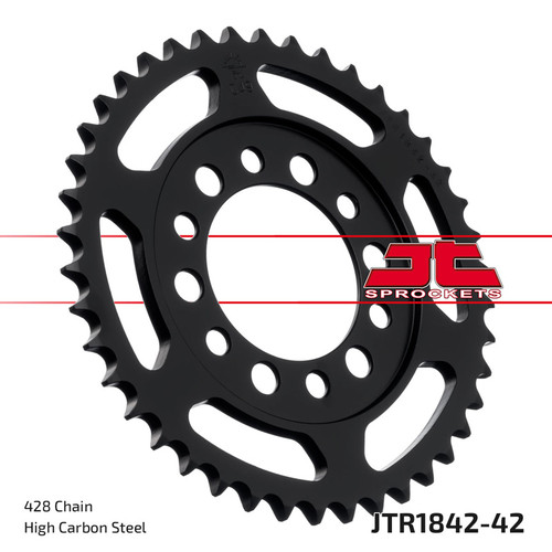 JT Sprocket Rear Sprocket Steel 428P 42T - (JTR1842.42)