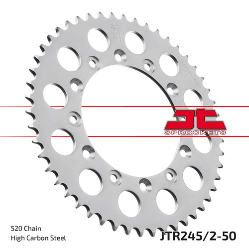 JT Sprocket Couronne Ar. Acier 520P 50T - (JTR245/2.50)