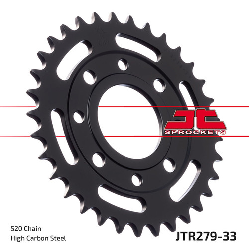 JT Sprocket Rear Sprocket Steel 520P 33T - (JTR279.33)