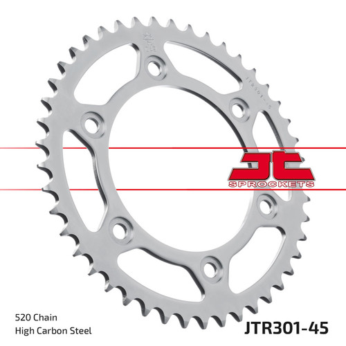 JT Sprocket Rear Sprocket Steel 520P 45T - (JTR301.45)