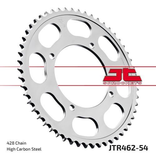 JT Sprocket Rear Sprocket Steel 428P 54T - (JTR462.54)