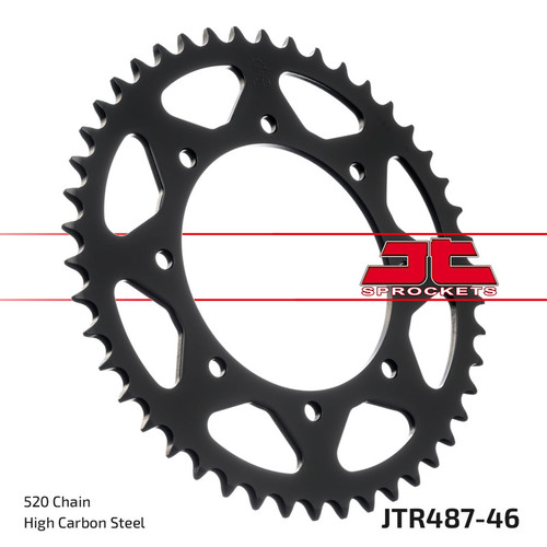 JT Sprocket Couronne Ar. Acier 520P 46T - (JTR487.46)