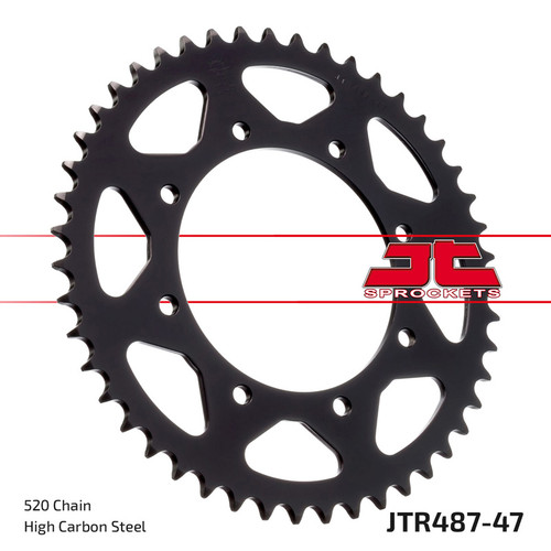JT Sprocket Rear Sprocket Steel 520P 47T - (JTR487.47)