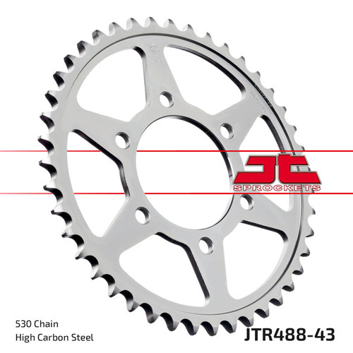 JT Sprocket Couronne Ar. Acier 530P 43T - (JTR488.43)