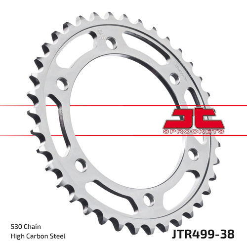 JT Sprocket Rear Sprocket Steel 530P 38T - (JTR499.38)