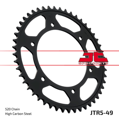 JT Sprocket Couronne Ar. Acier 520P 49T - (JTR5.49)