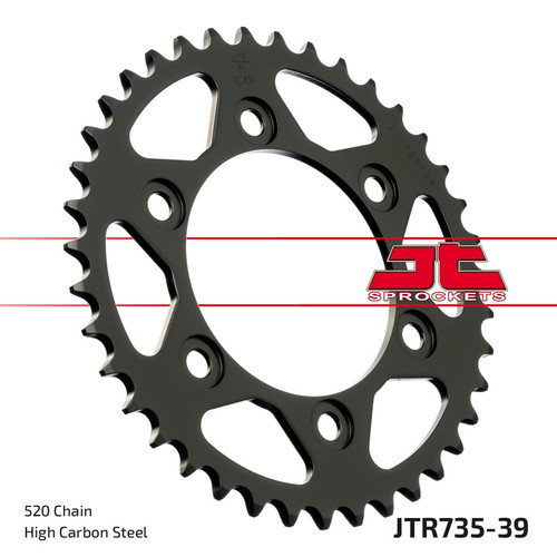 JT Sprocket Couronne Ar. Acier 520P 39T - (JTR735.39)