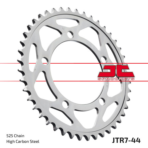 JT Sprocket Rear Sprocket Steel 525P 44T - (JTR7.44)