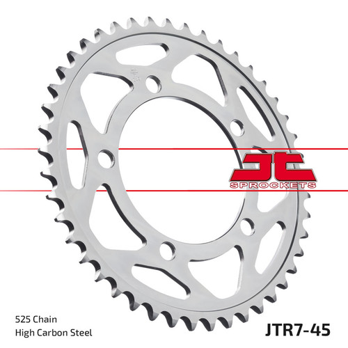 JT Sprocket Couronne Ar. Acier 525P 45T - (JTR7.45)