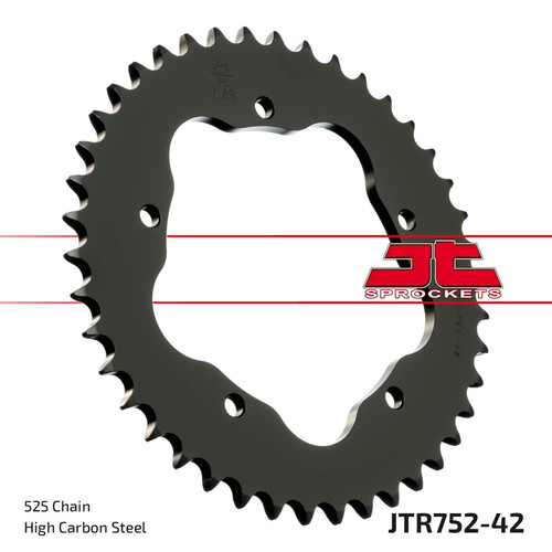 JT Sprocket Couronne Ar. Acier 525P 42T - (JTR752.42)