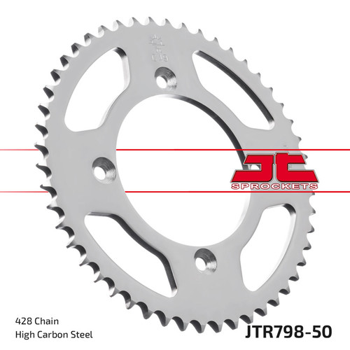 JT Sprocket Rear Sprocket Steel 428P 50T - (JTR798.50)