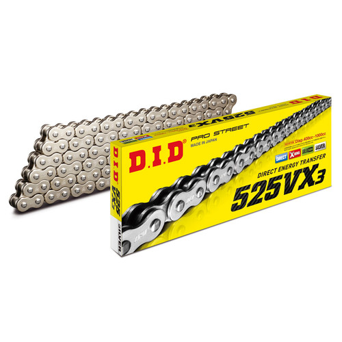 525VX3-120L SILVER CHAIN W/CLIP LINK