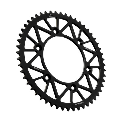 JT Sprocket Rear Sprocket Alum. 520P 52T - (JTA210.52BLK) - Black