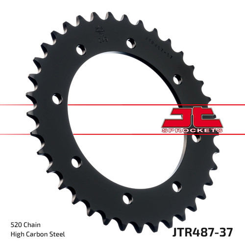 JT Sprocket Couronne Ar. Acier 520P 37T - (JTR487.37)
