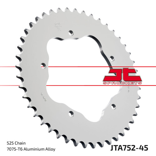JT Sprocket Couronne Ar. Acier 525P 45T - (JTR752.45)