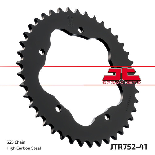 JT Sprocket Rear Sprocket Alum. 525P 41T - (JTR752.41)