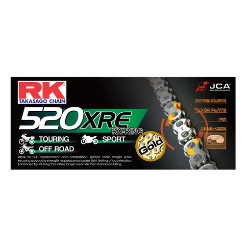 CHAINE GB520XRE 100L-RL OR