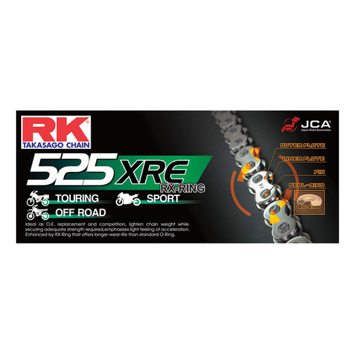 CHAINE 525XRE 120L-RL ACIER