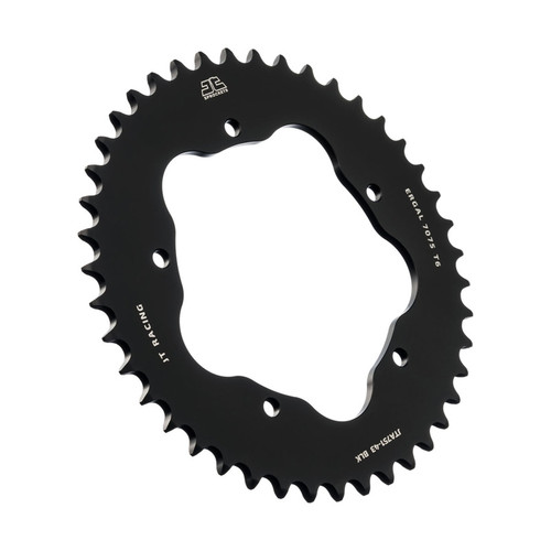 JT Sprocket Rear Sprocket Alum. 520P 43T - (JTA751.43BLK) - Black