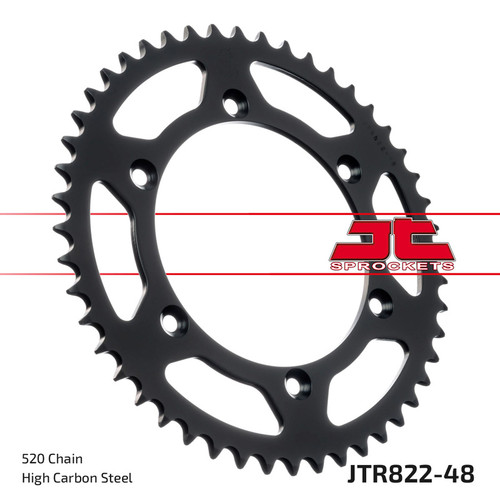 JT Sprocket Couronne Ar. Acier 520P 48T - (JTR822.48)
