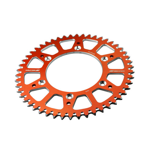 COURONNE ARRIÈRE ALU. 520P 52T - (SRS530-52OR) - Orange
