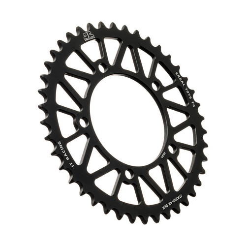JT Sprocket Couronne Ar. Aluminium 520P 42T - (JTA703.42BLK) - Noir