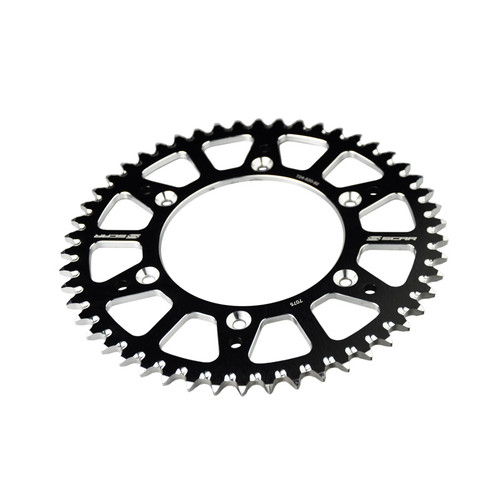 REAR SPROCKET ALU. 520P 46T - (SRS520-46BK) - Black