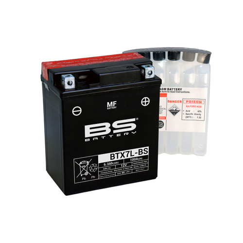 BS Battery BTX7L-BS MF | 6 Ah | 100 CCA | 12 V