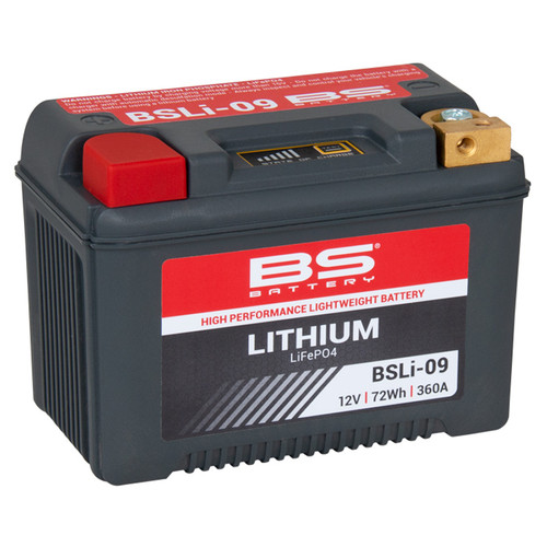 BS Battery BSLI-09 Lithium | 7.5 Ah | 480 CCA | 12.8 V