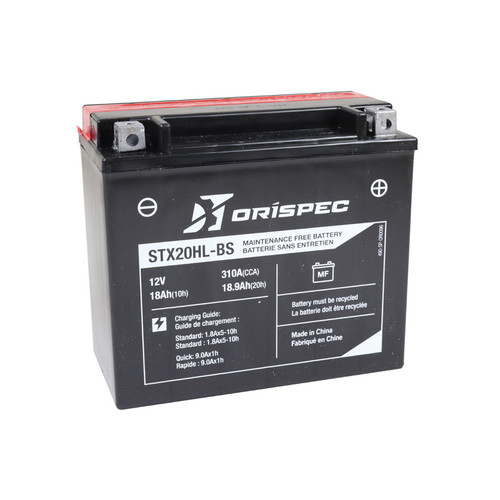 STX20HL-BS MAINTENANCE FREE 12V BATTERY