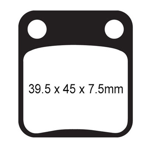 PLAQUETTES DE FREIN - SÉRIE X - FA54X AVANT/ARRIÈRE