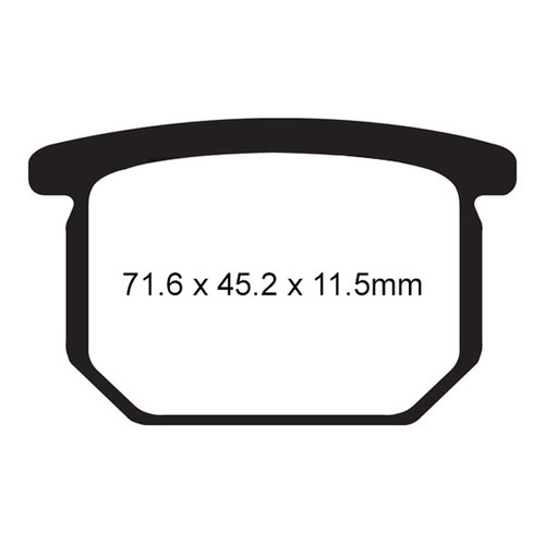 EBC Standard Brake Pad FA65