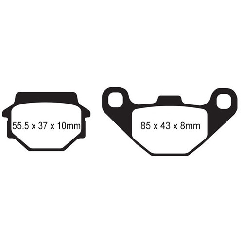 EBC HH Sintered Brake Pad FA67HH