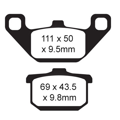 EBC HH Sintered Brake Pad FA85HH