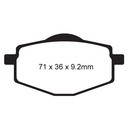 EBC R Series Brake Pad FA101R