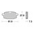 PLAQUETTES DE FREIN SERIE - ECO-FRICTION - (FA169) AVANT