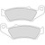 PLAQUETTES DE FREIN SERIE - SINTERGRIP - (FA185R) AVANT