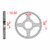 AFAM Rear Sprocket Steel 428P 49T - (12224-49)