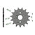 AFAM Front Sprocket 420P 14T - (20105-14)
