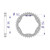 AFAM Couronne Ar. Aluminium 525P 38T - (51803-38)