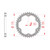 AFAM Rear Sprocket Steel 525P 38T - (71900-38)